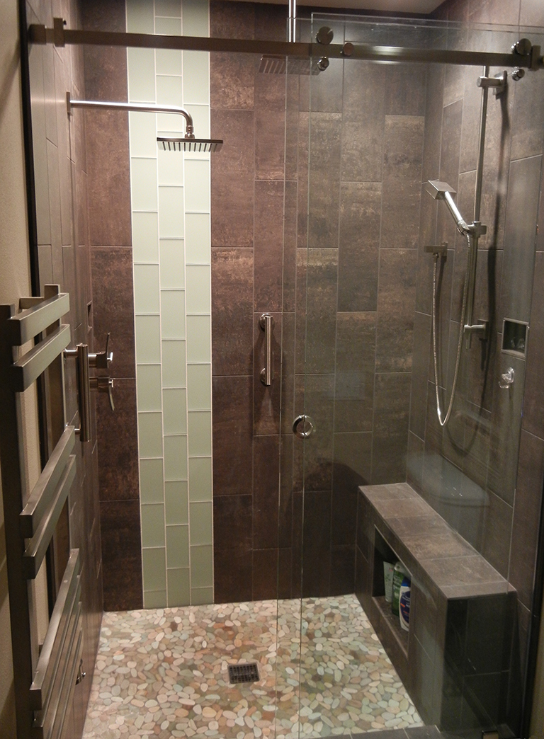 Modern bathroom remodel portland oregon